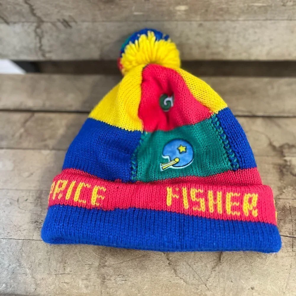 Vintage Fisher Price Baby Football Stocking Hat/Benie